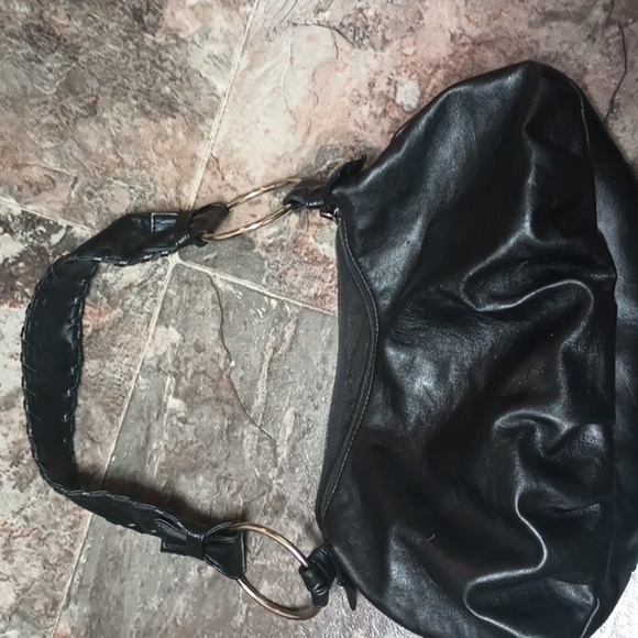 None Handbags - Vintage Black leather purse unknown brand